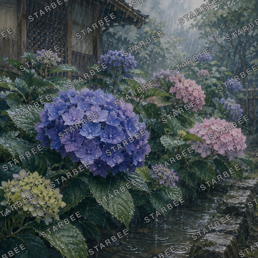 紫陽花の庭