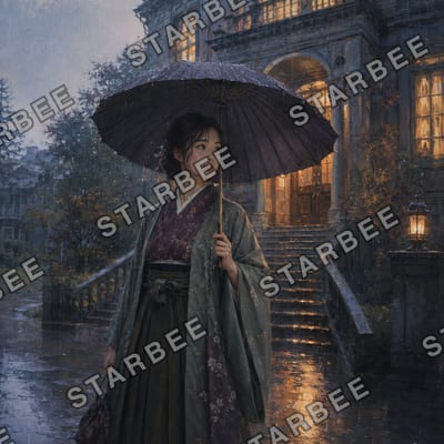 雨の洋館