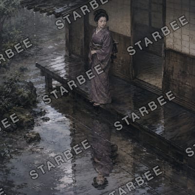 雨映り