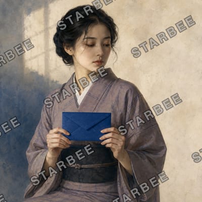 青い封筒