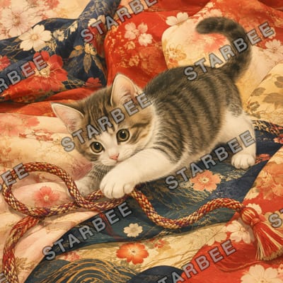 遊ぶ子猫