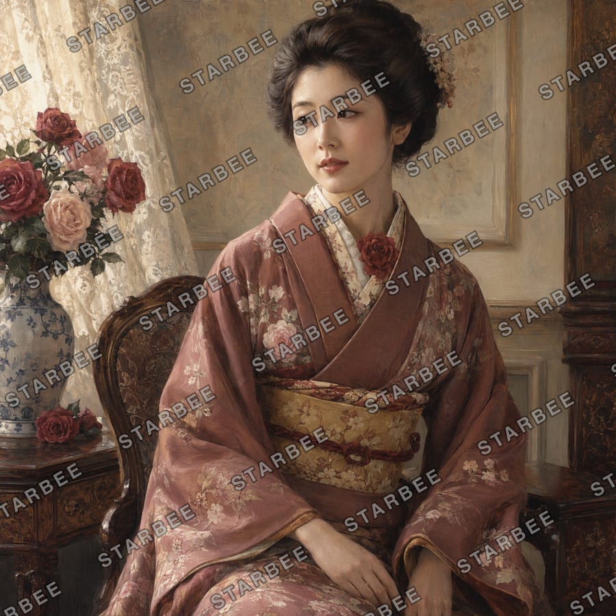 薔薇襟