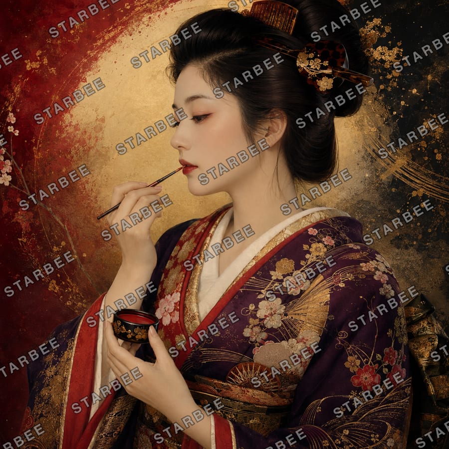 紅をひく頃