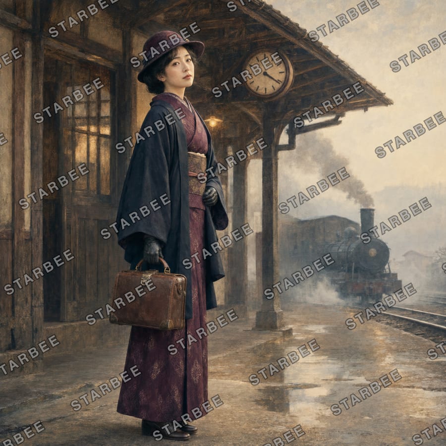 駅舎前
