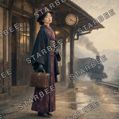 駅舎前