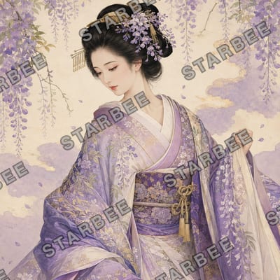 藤花の裳