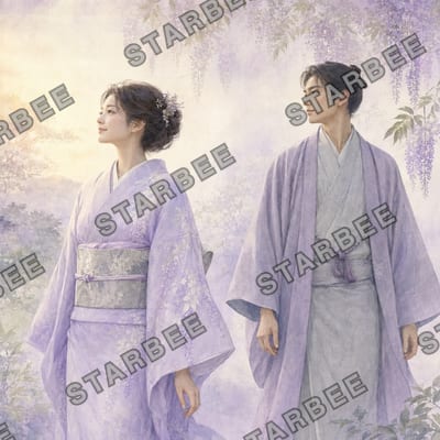 藤色の朝