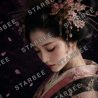 伏し目桜