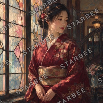 硝子越し