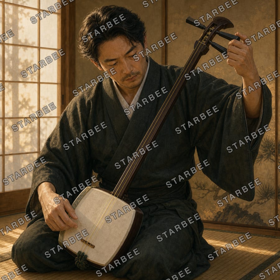 弦を張る