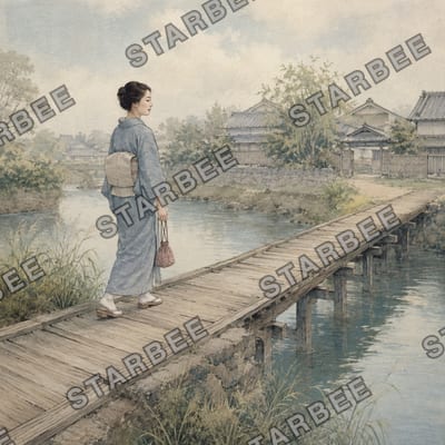 橋の途中
