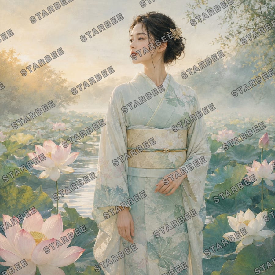蓮の朝