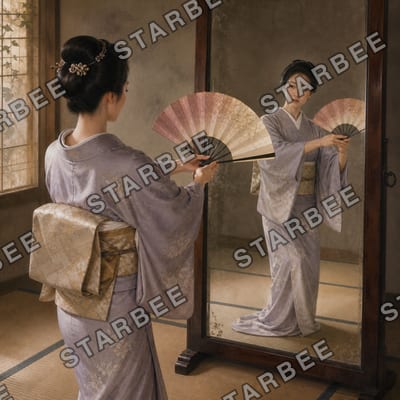 鏡前の舞