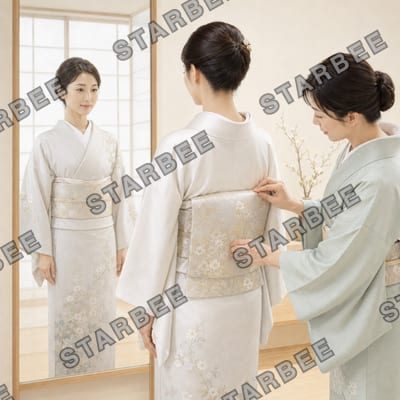 鏡前の白