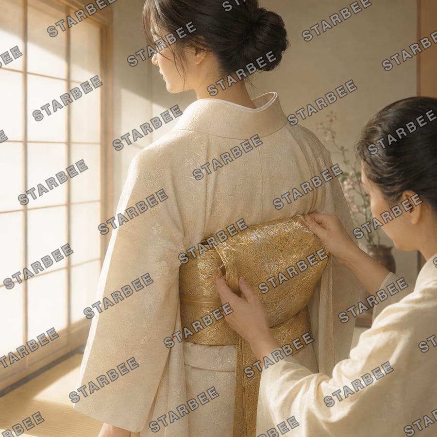 金帯の朝