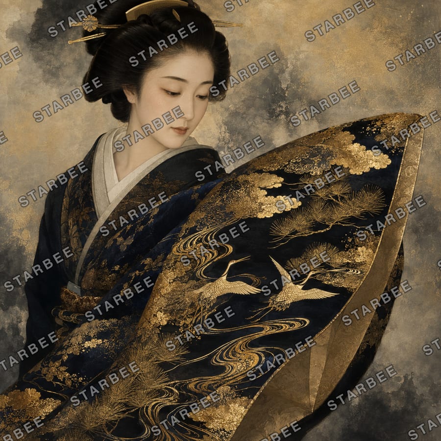 金彩の袖