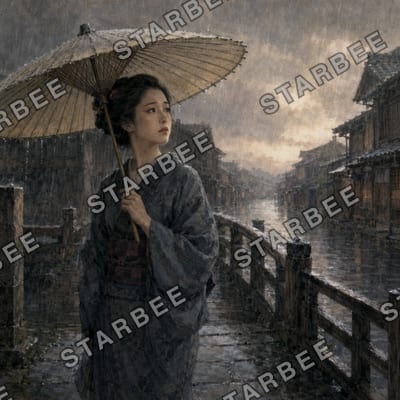 待ち人の雨