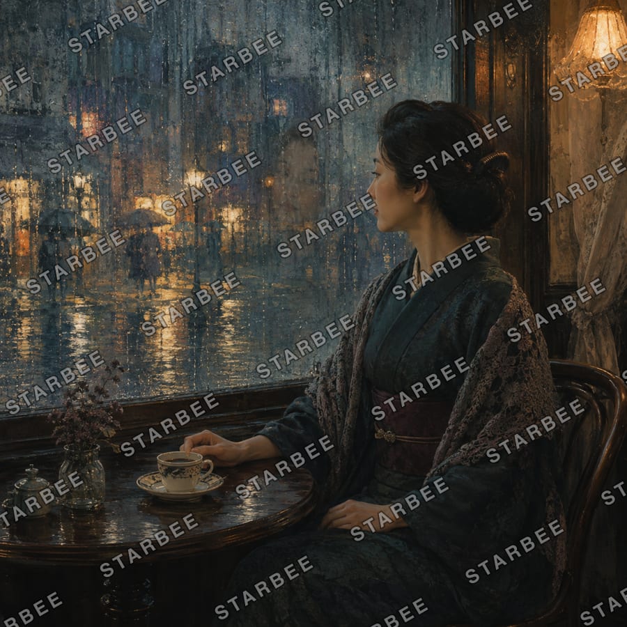窓際席