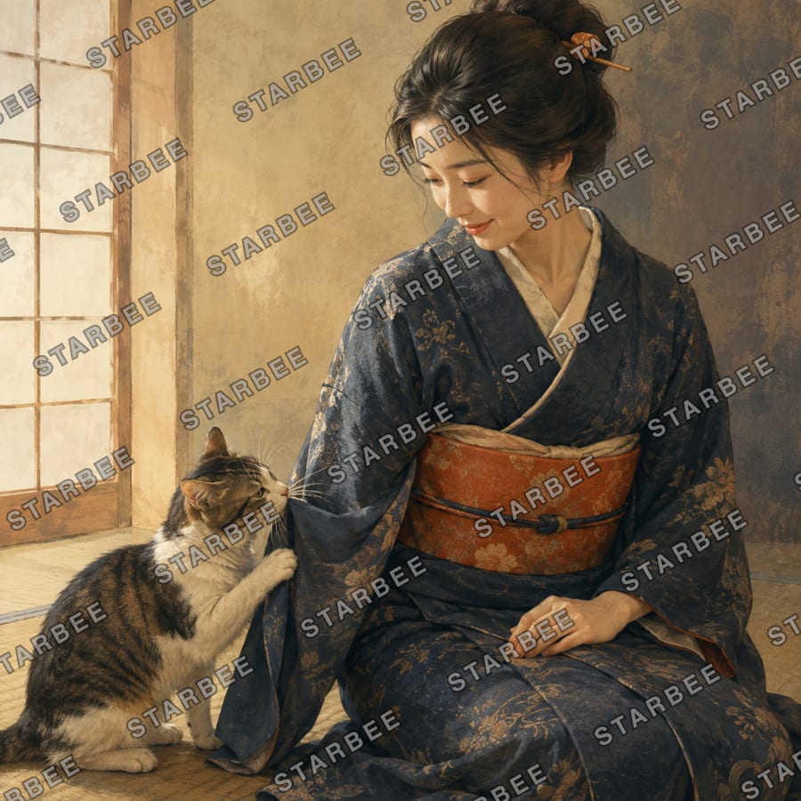 猫と帯