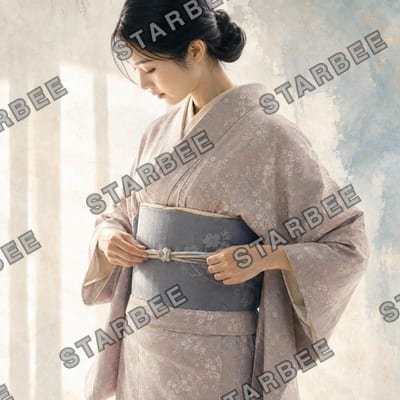 帯を結ぶ朝