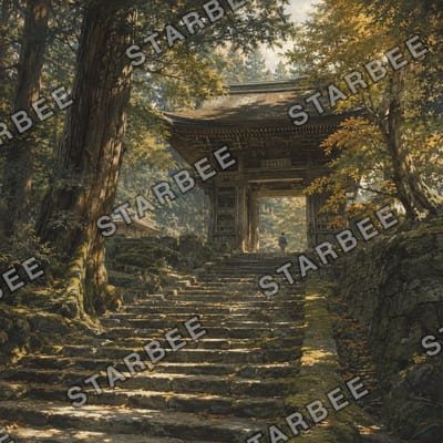 山門の午後