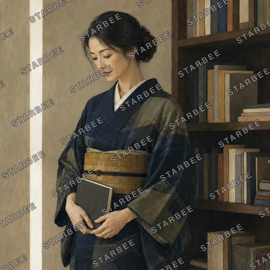 書棚の衣