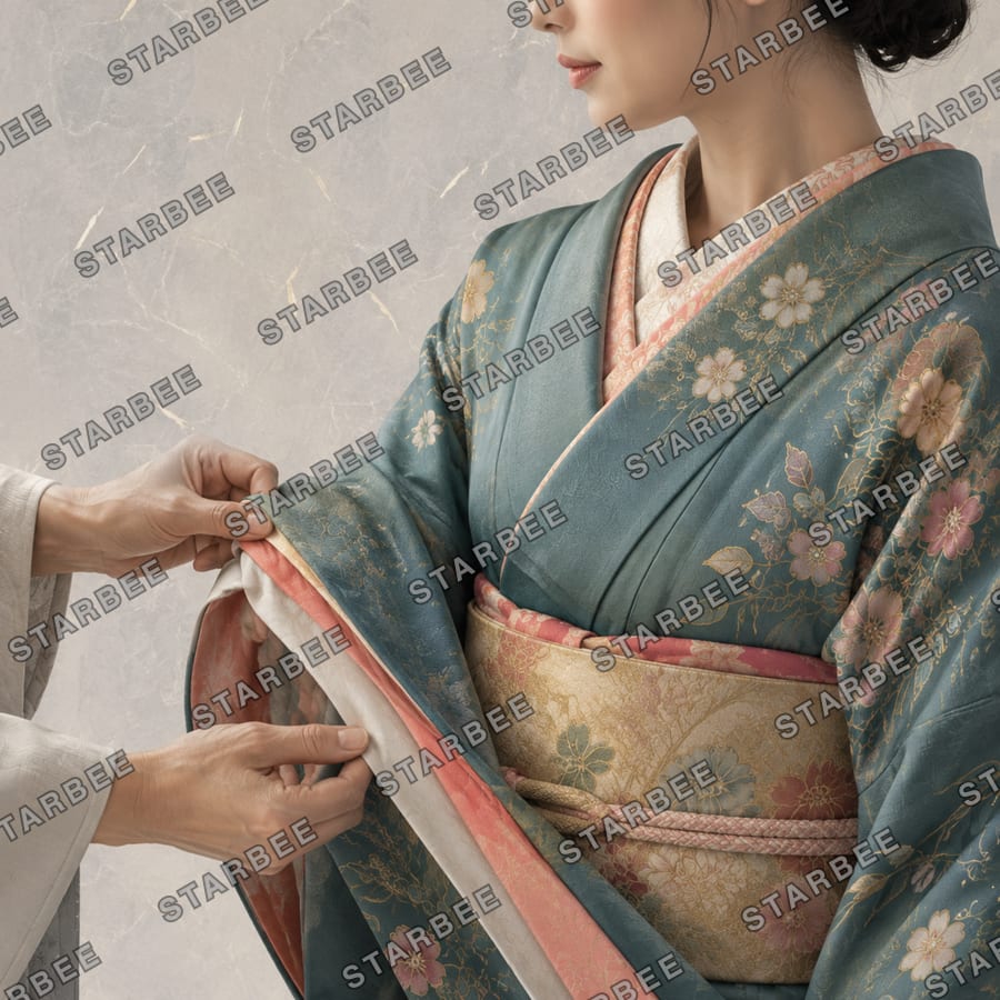 袖口の彩り