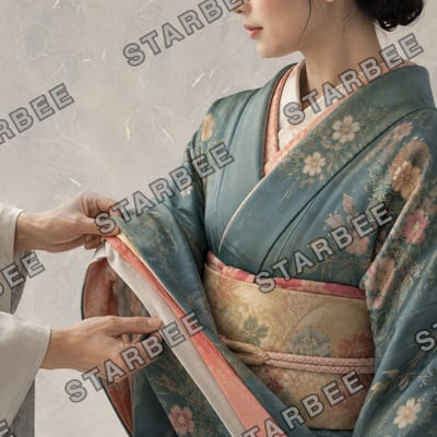 袖口の彩り