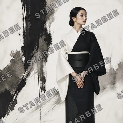 墨白布