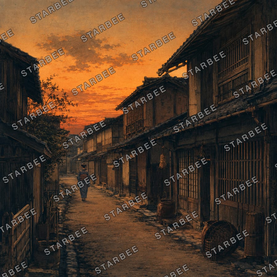 夕暮れ小路