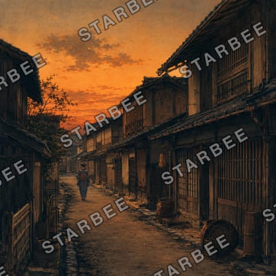 夕暮れ小路