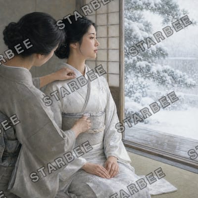 雪の日の装い