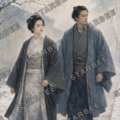 雪待ち羽織