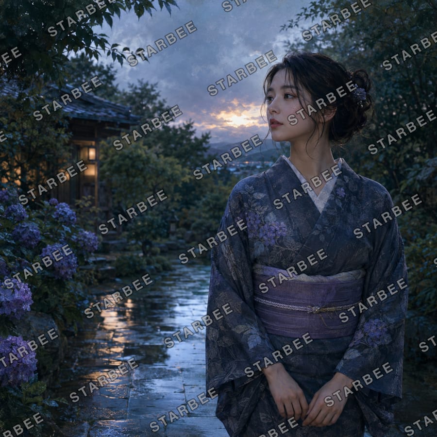 夕立のあと
